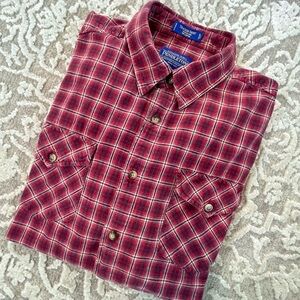 Vintage Pendleton Men’s Plaid Tracker Shirt